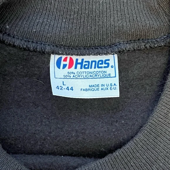 Vintage Hanes Hard Rock Cafe San Francisco Crewneck Sweatshirt Mens size Large - Picture 3 of 6